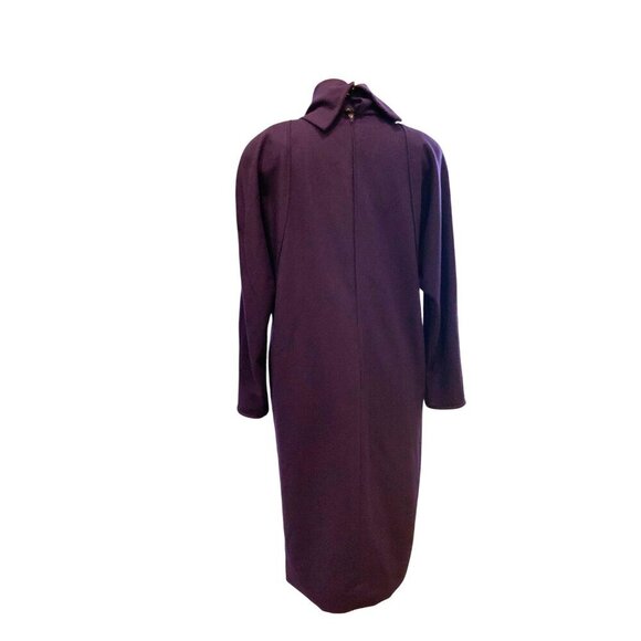 Ungaro vintage couture dress long sleeves high neck size 10 40ch 40H 42L - Picture 6 of 11